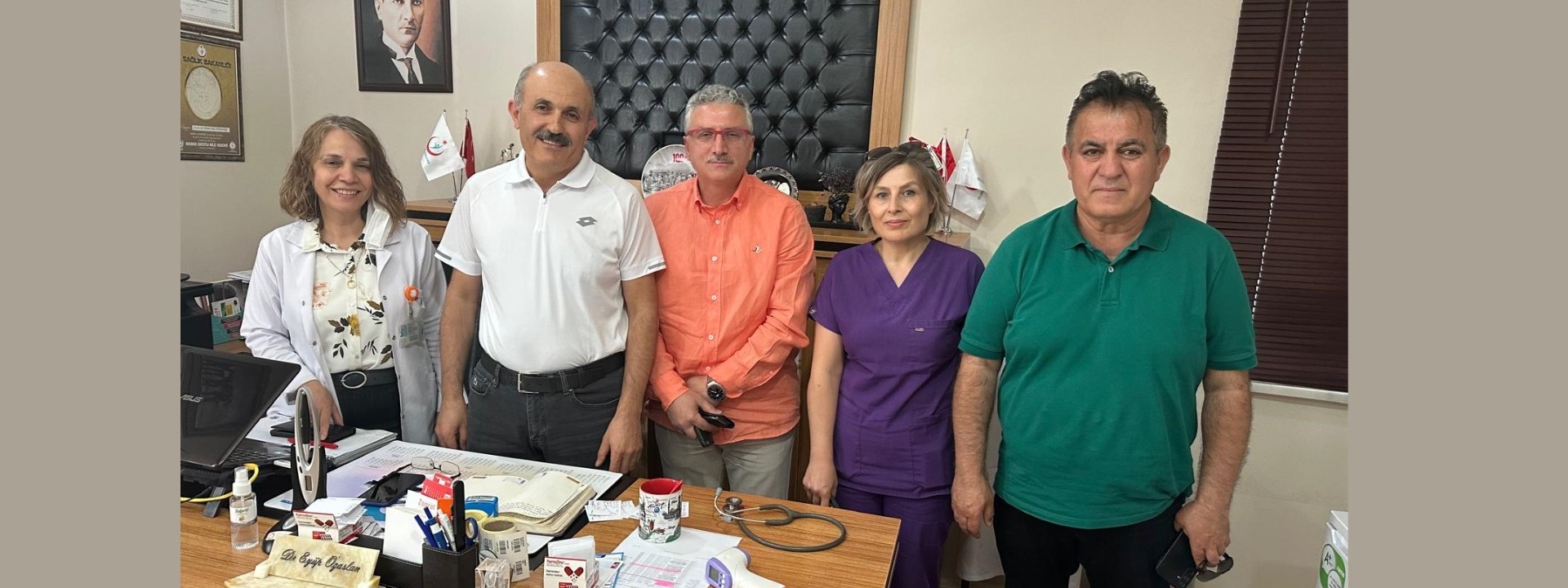 AİLE HEKİMLERİMİZ VE AİLE SAĞLIĞI ÇALIŞANLARIMIZA ZİYARET